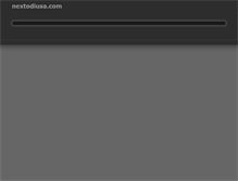 Tablet Screenshot of nextodiusa.com